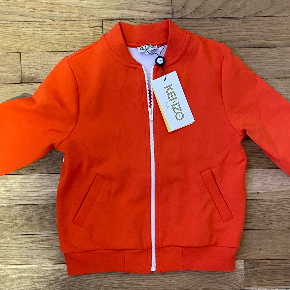 KENZO BOYS ZIP UP HOODIE